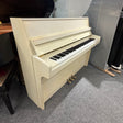 SCHIMMEL Klavier 112/5 weiss matt Occasion Bj. 1980 guter Zustand, Renner Mechanik (gebraucht) - Musik-Ebert Gmbh