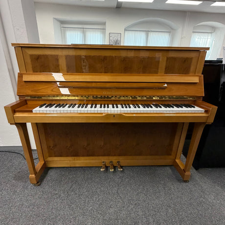 W.SCHIMMEL Klavier 120 J Kirsch-Eibe hochglanz Occasion Bj. 1987, Bestzustand mit Renner Mechanik (gebraucht) - Musik-Ebert Gmbh