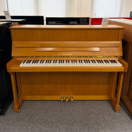 W. HOFFMANN Klavier H 115 Trend kirsche satiniert Occasion Original aus Langlau m. Renner Mechanik Bestzustand (gebraucht) - Musik-Ebert Gmbh