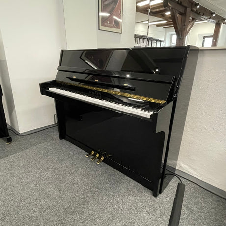 W. Schimmel Klavier Mod. 112/5E schwarz poliert Occasion Bj. 1990, sehr guter Zustand (gebraucht) - Musik-Ebert Gmbh