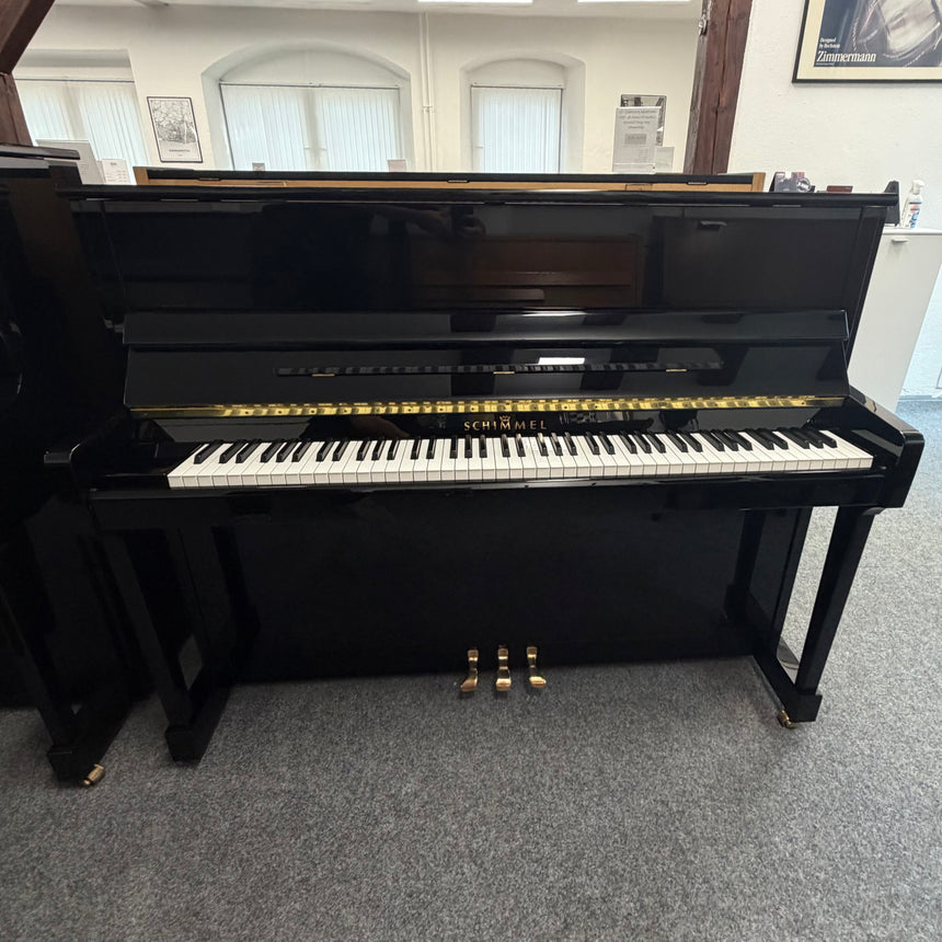 Schimmel Klavier 116 C Occasion – schwarz poliert, Bj. 2004, Made in Germany (gebraucht)