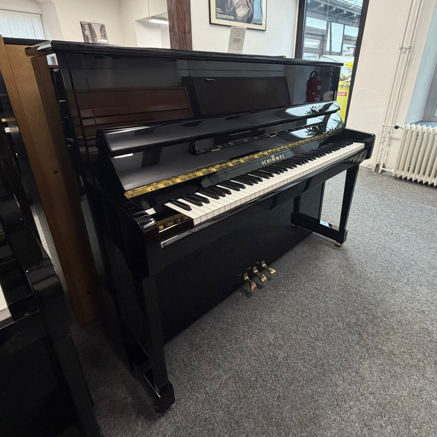Schimmel Klavier 116 C Occasion – schwarz poliert, Bj. 2004, Made in Germany (gebraucht)