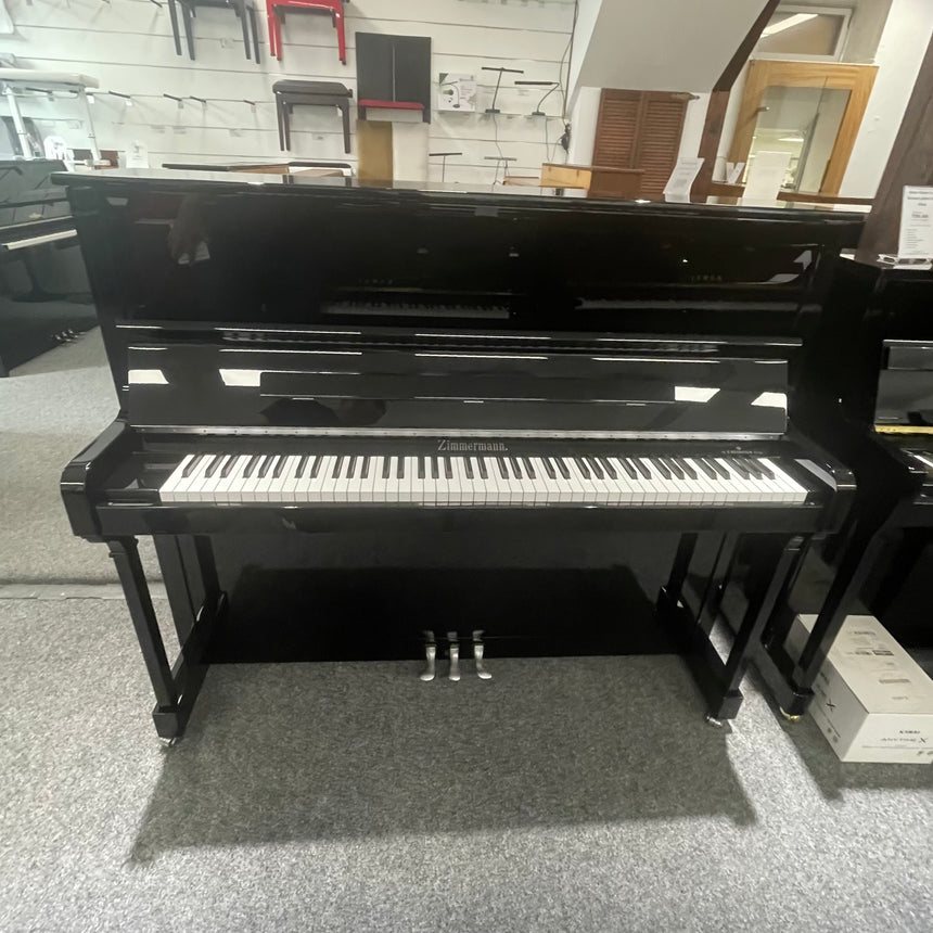BECHSTEIN - Zimmermann Mod. Z.1 schwarz poliert / Chrom Original Made in Germany mit Renner Mechanik Bj. 2004 - Bestzustand (gebraucht)