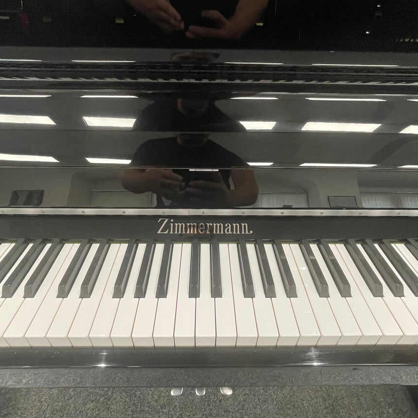 BECHSTEIN - Zimmermann Mod. Z.1 schwarz poliert / Chrom Original Made in Germany mit Renner Mechanik Bj. 2004 - Bestzustand (gebraucht)