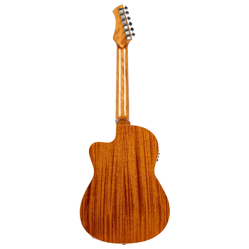 ORTEGA Performer Series Konzertgitarre Cutaway - Preamp + Tasche