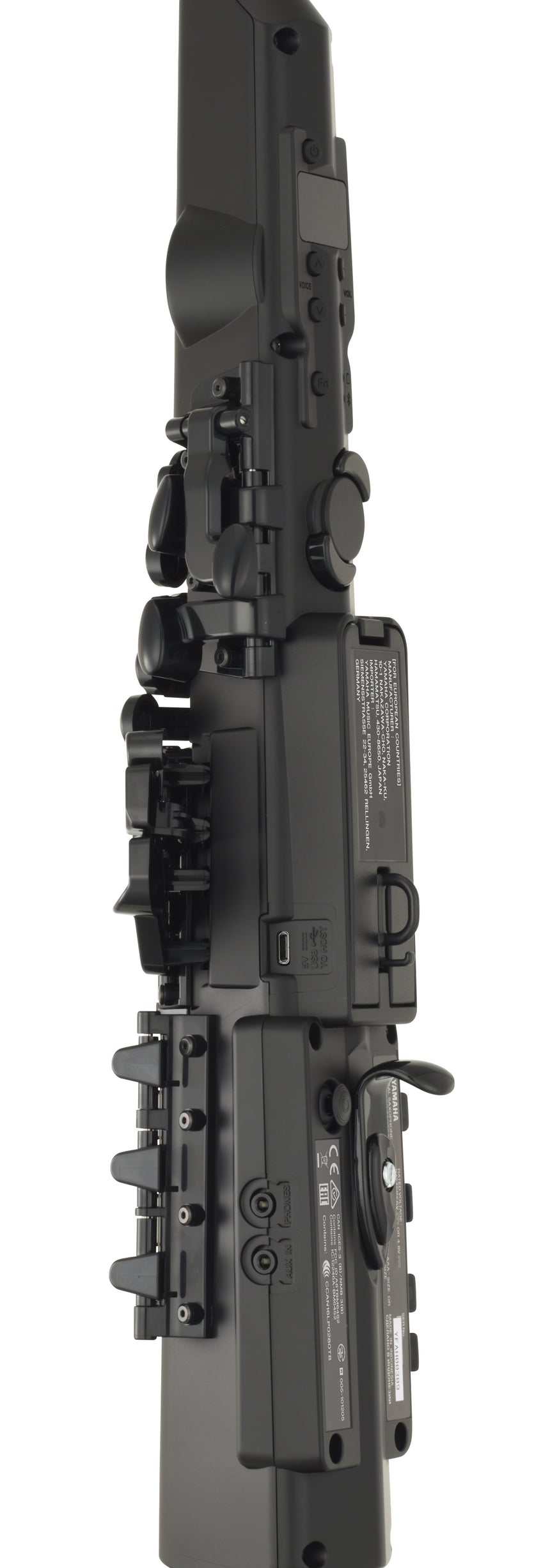 Yamaha YDS-122 Digitalsaxophon – Anschlüsse – Detailansicht