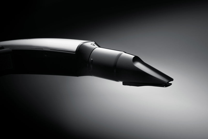 Roland Aerophone Pro AE-30 – Detailaufnahme des Mundstücks mit Atem- und Bite-Sensor