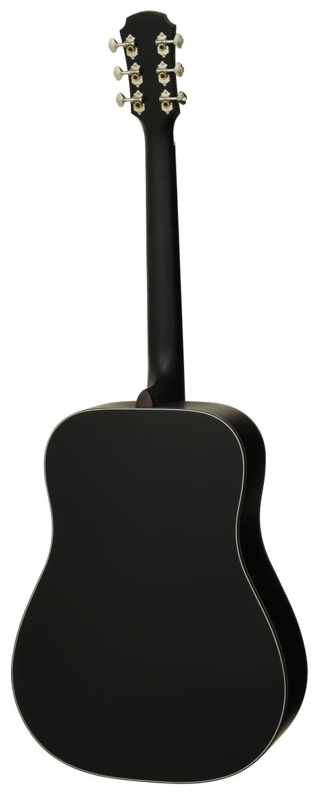 Aria 111 MTBK Westerngitarre schwarz matt – Fichte massiv, inkl. Tasche