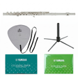 Yamaha YFL-382 Querflöten-Bundle In-Line mit Ständer & Pflegeset Set-Bild