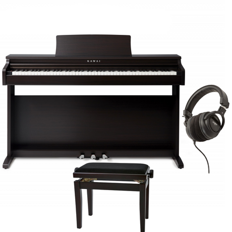 Kawai KDP-120 Rosenholz Bundle mit Bank und Kopfhörer - Musik-Ebert Gmbh