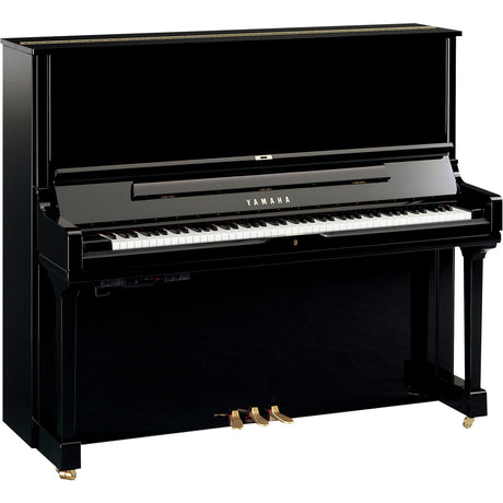 Yamaha YUS3 TA3 Klavier in Schwarz poliert mit TransAcoustic-Bedienleiste