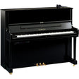 Yamaha YUS1 SH3 upright piano in polished ebony with Silent control unit and headphones
