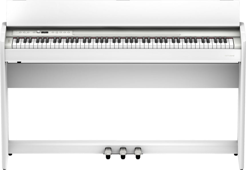 Roland F-701 Digitalpiano in Weiß matt – Vorderansicht