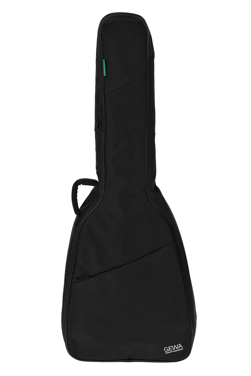 Housse de guitare acoustique GEWA Basic 5 211.200 noire – Vue de face