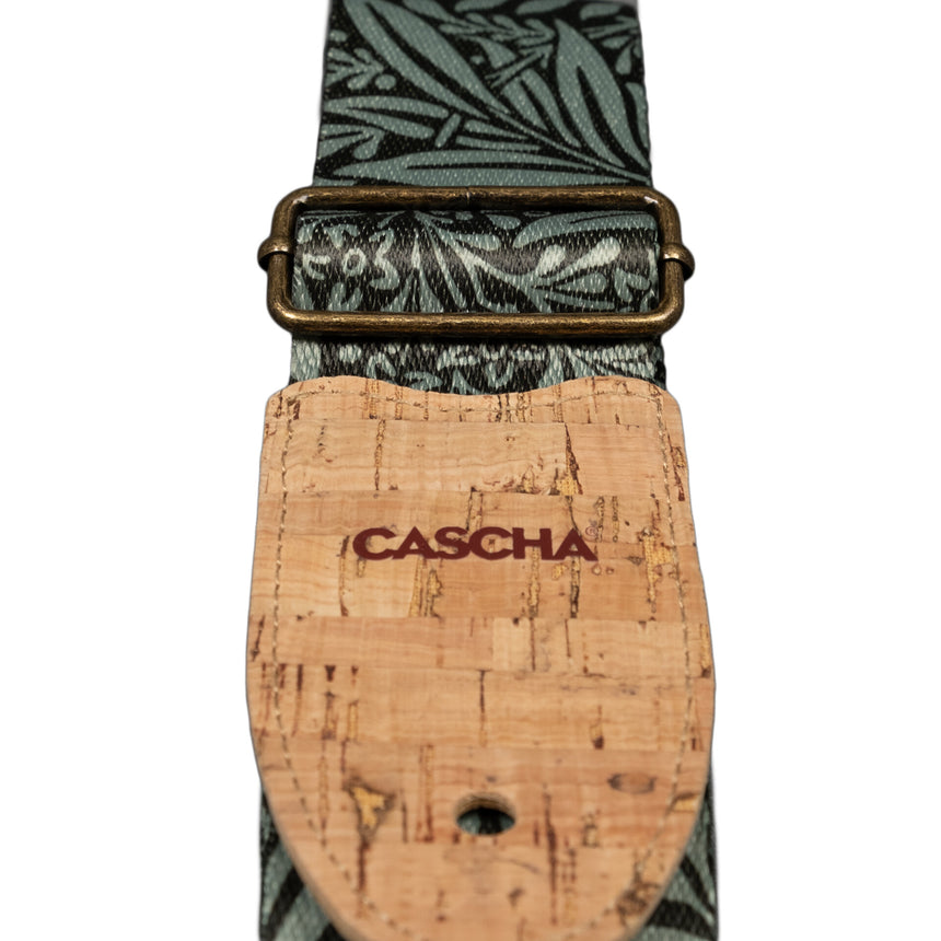 Cascha CGS-VC8, Olive Jungle – cork end and buckle, angled close-up