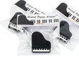 Gomme Agifty E 1041 en forme de piano à queue noir : plusieurs exemplaires emballés individuellement
