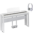 Yamaha P-525 Weiß Bundle mit Ständer, Pedalen und Kopfhörer - Musik-Ebert Gmbh