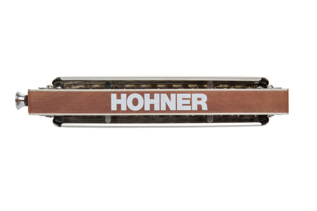 Hohner Toots Hard Bopper in C, Birnbaum und Edelstahl – Rückseite mit Kanzellenkörper