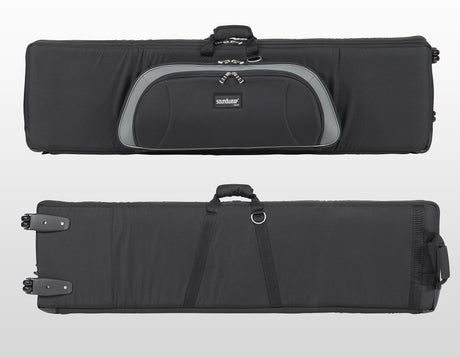 Soundwear 29138R, schwarz – Vorder- und Rückseite der geschlossenen Rollentasche