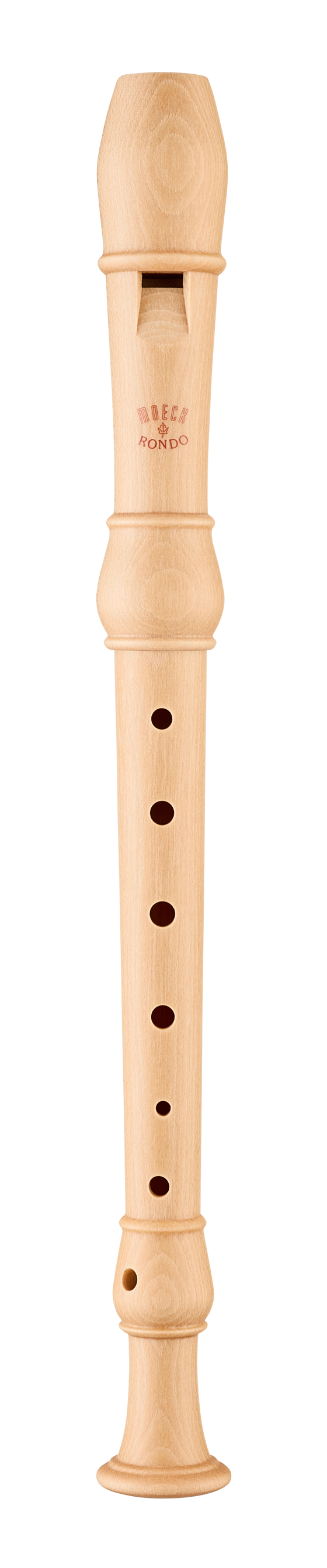 Moeck Rondo 3210 Sopranblockflöte, Ahorn natur – Gesamtansicht von vorne