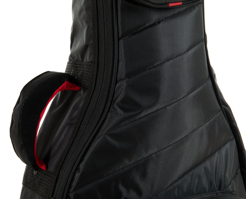 GEWA Cross 30 Westerngitarrentasche 215.605, schwarz – Detail der Schultergurte