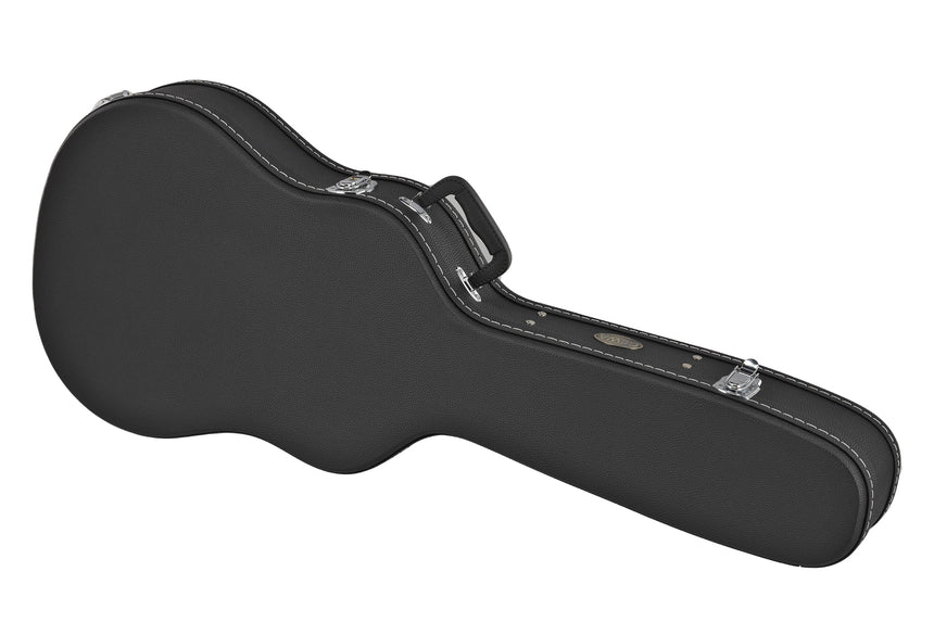 Étui GEWA Flat Top Economy pour guitare APX 523.112, noir – vue arrière de trois quarts