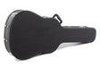 GEWA Flat Top Economy acoustic guitar case 523.110, black – front three-quarter view
