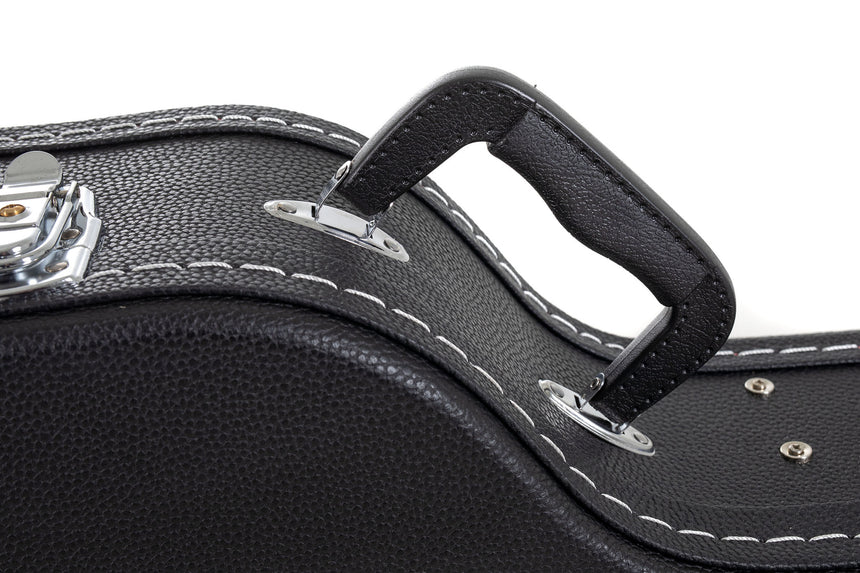 GEWA Flat Top Economy acoustic guitar case 523.110, black – handle close-up