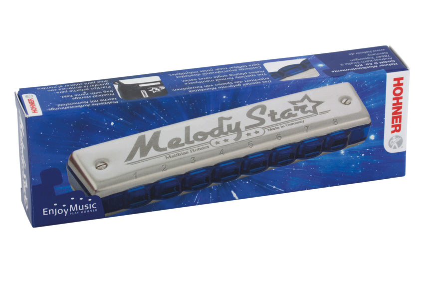 Emballage d’origine de l’harmonica Hohner Melody Star en do