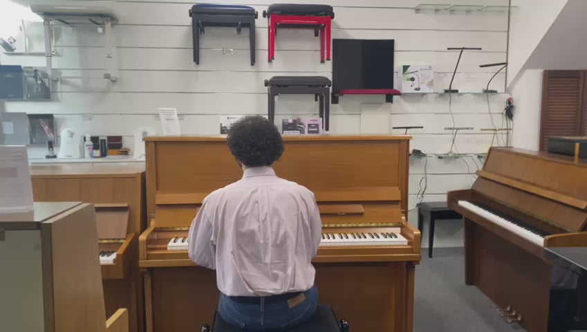 FEURICH Klavier F 128 Occasion Nussbaum Bj. 1995 sehr guter Zustand - Renner Mechanik (gebraucht)