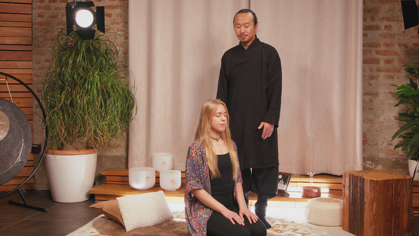 MEINL Sonic Energy 7-teiliges TCM Therapy Tuning Fork Set TTF-TCM-SET-R