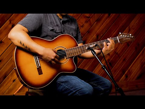 ORTEGA Performer Series Classical Guitar Cutaway - Black + Bag