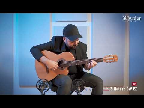 Alhambra Z-Nature CW EZ Konzertgitarre mit Tonabnehmer 4/4 mit Tasche