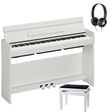 Yamaha S35 Arius Weiß Matt Bundle mit Bank und Kopfhörer - Musik-Ebert Gmbh