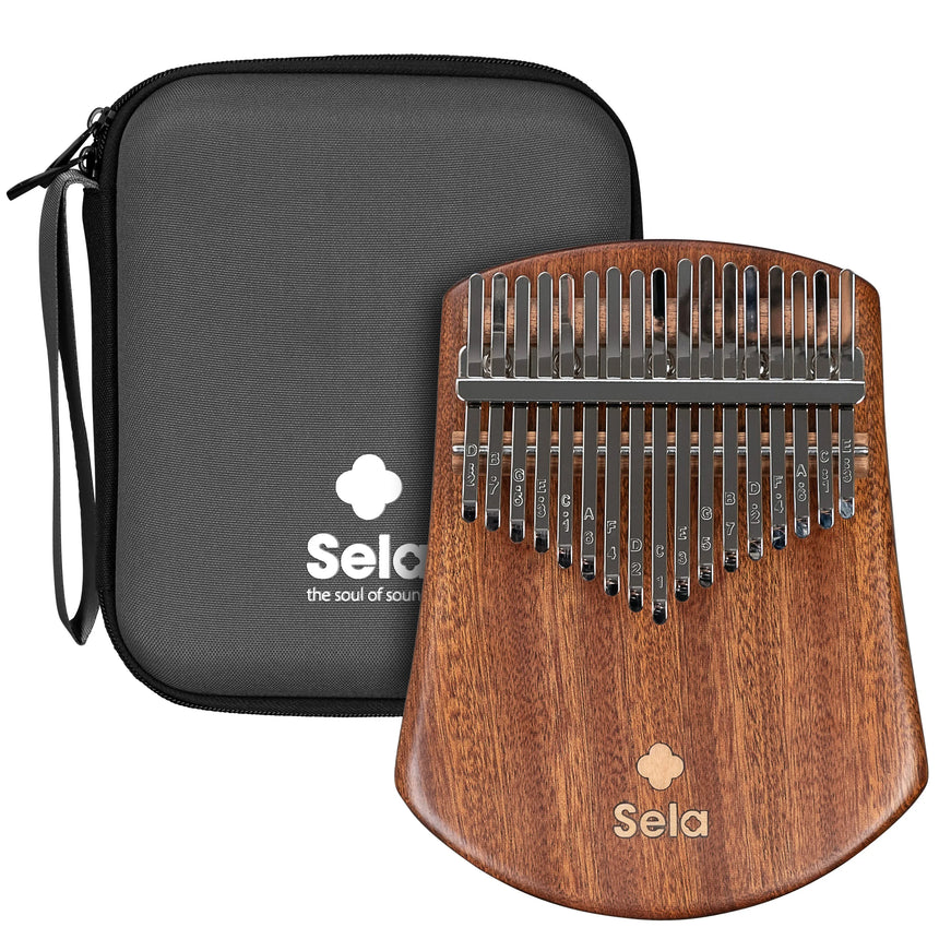 Sela Kalimba 17 Solid Sapelli