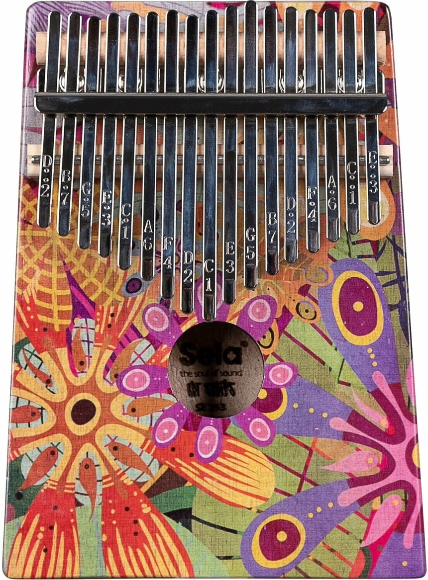 Sela Art Series Kalimba 17 Flower Power (SE 253)