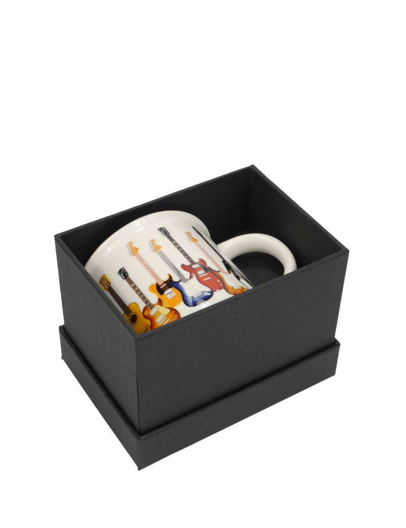 Tasse / Mug Guitare Blanc 350 ml - Avec Coffret Cadeau