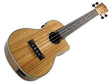 koki'o Zebrano Concert Ukulele Elektrisch U-LZWLZW-CE-C mit Tasche - Musik-Ebert Gmbh