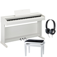 Yamaha YDP-145 Arius Weiß Matt Bundle mit Bank und Kopfhörer - Musik-Ebert Gmbh