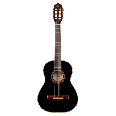 ORTEGA Family Series 3/4 Konzertgitarre - schwarz inkl. Tasche - Musik-Ebert Gmbh