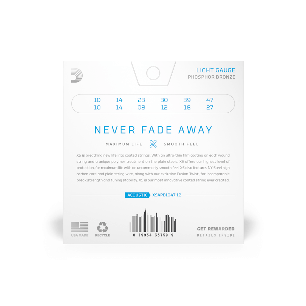 D´Addario XS Phosphor Bronze 12-saitig - Musik-Ebert Gmbh