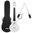 CASCHA Carbon Konzert Ukulele inkl. Tasche, Gurt - Musik-Ebert Gmbh